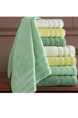 Rainbow Banyo Havlusu 90x150 Cm 4 lü Yeşil - Çeyiz Diyarı