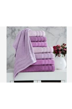Rainbow El Yüz Havlusu 4'lü Mor - Çeyiz Diyarı