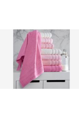 Rainbow El Yüz Havlusu 4'lü Pudra - Çeyiz Diyarı