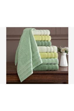 Rainbow El Yüz Havlusu 4'lü Yeşil - Çeyiz Diyarı