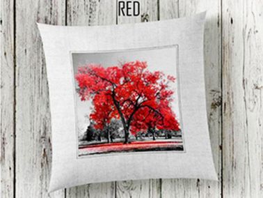 Red 3d Kırlent - Marie Lou