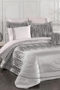 Reyes 10 Parça Çeyiz Seti Gri - Çeyiz Diyarı