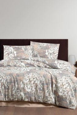 Rina 6 Parça Comforter Çeyiz Seti Kahve - Çeyiz Diyarı