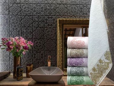 Riva El Yüz Havlusu 6'lı - Çeyiz Diyarı