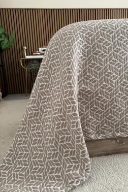 Salvia 3 Parça Çift Kişilik Yatak Örtüsü 235x245 cm - Çeyiz Diyarı (1)