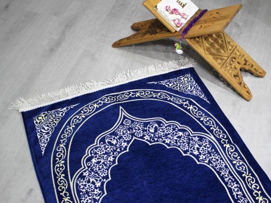 Saray Saçaklı Şönil Dokuma Seccade - Çeyiz Diyarı (1)
