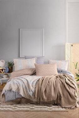 Serena Modern Gelin Seti 7 Parça Gri - Çeyiz Diyarı