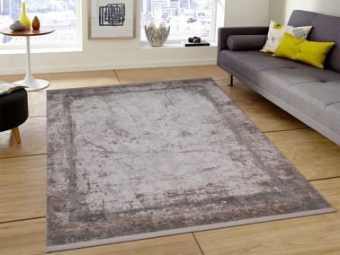 Serra Branch Kemik Bej Dikdörtgen Halı 160x230cm - Çeyiz Diyarı