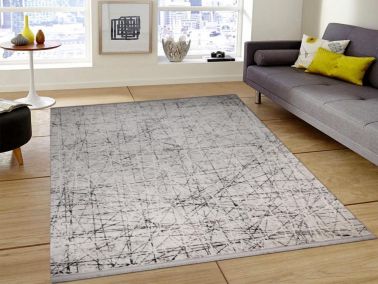 Serra Lineal Gri Dikdörtgen Halı 160x230cm - Çeyiz Diyarı