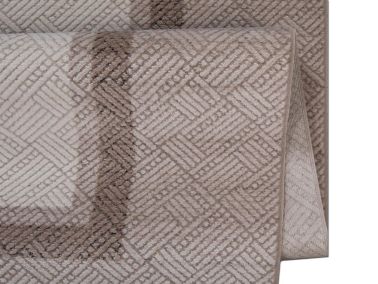 Serra Plaid Kemik Bej Dikdörtgen Halı 160x230cm - Çeyiz Diyarı (1)