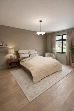 Sherpa Peluş Çift Kişilik Lastikli Çarşaflı Comforter Set Krem - Çeyiz Diyarı