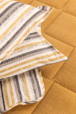 Sherpa Peluş Tek Kişilik Lastikli Çarşaflı Comforter Set Cappucino - Çeyiz Diyarı (1)