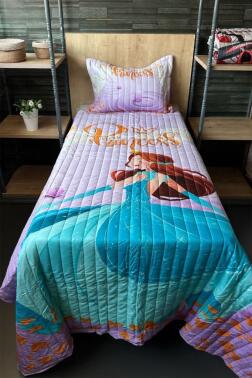Sindirella Tek Kişilik Kapitoneli Yatak Örtüsü 180x240 cm - Çeyiz Diyarı