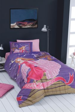 Sindrella Genç Ve Çocuk Uyku Seti Lila - Çeyiz Diyarı