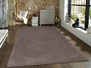 Soft Plain Vizon Dikdörtgen Halı 150x230cm - Çeyiz Diyarı