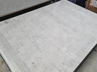 Star Dama Krem Gri Dikdörtgen Halı 160x230cm - Çeyiz Diyarı