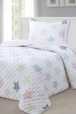 Star Genç Ve Çocuk Tek Kişilik Yatak Örtüsü 180x240 - Çeyiz Diyarı