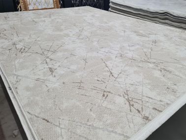 Star Mark Krem Kahve Dikdörtgen Halı 160x230cm - Çeyiz Diyarı (1)
