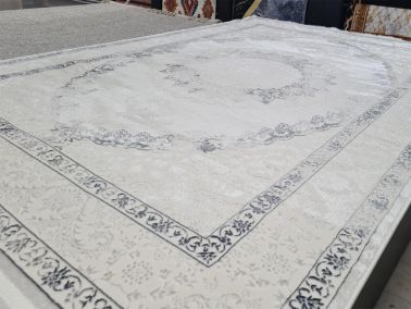 Star Payitaht Krem Antrasit Dikdörtgen Halı 160x230cm - Çeyiz Diyarı (1)