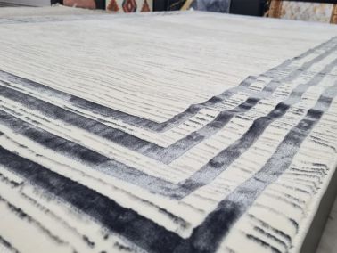 Star Versage Krem Antrasit Dikdörtgen Halı 160x230cm - Çeyiz Diyarı (1)