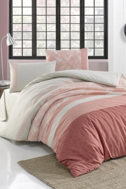 Taç Kristal Itır Light Collection Çift Kişilik Nevresim Takımı Yavruağzı - Çeyiz Diyarı