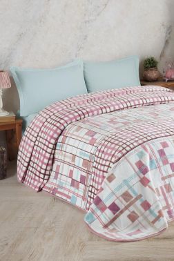 Taç Kristal Tek Kişilik Battaniye Ivan Pudra - Kristal