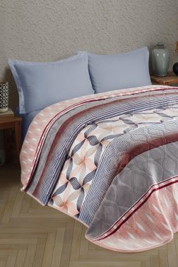 Taç Kristal Tek Kişilik Battaniye Mina Mavi - Kristal