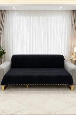 Teddy Wellsoft Koltuk Örtüsü 170x215 Cm Antrasit - Çeyiz Diyarı