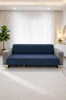 Teddy Wellsoft Koltuk Örtüsü 170x215 Cm İndigo - Çeyiz Diyarı