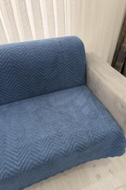 Teddy Wellsoft Koltuk Örtüsü 170x215 Cm İndigo - Çeyiz Diyarı (1)