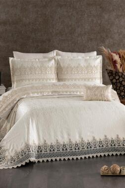 Tual Gelin Seti 8 Parça Altın - Çeyiz Diyarı