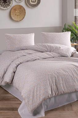 Umay Çift Kişilik Nevresim Takımı Bej - Çeyiz Diyarı