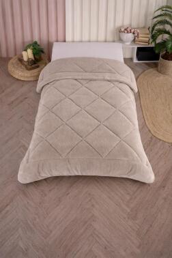 Uyl Wellsoft 155x215 Cm Tek Kişilik Yorgan Bej - Çeyiz Diyarı