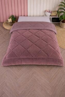 Uyl Wellsoft 195x215 Cm Çift Kişilik Yorgan Gül Kurusu - Çeyiz Diyarı