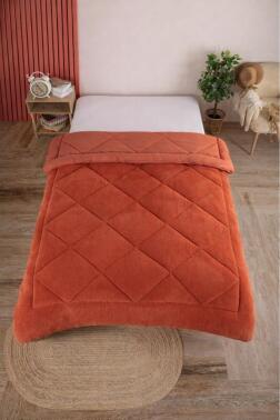 Uyl Wellsoft 195x215 Cm Çift Kişilik Yorgan Kiremit - Çeyiz Diyarı