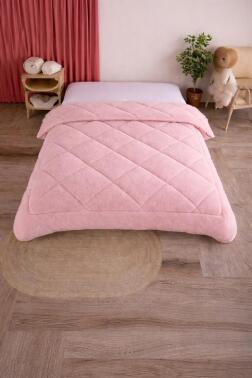 Uyl Wellsoft 195x215 Cm Çift Kişilik Yorgan Pudra - Çeyiz Diyarı