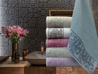 Violetta El Yüz Havlusu 6'lı - Çeyiz Diyarı