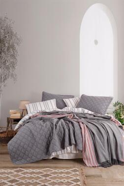 Vision Modern Gelin Seti 8 Parça Antrasit - Çeyiz Diyarı