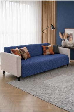 Wellsoft Süngerli Koltuk Örtüsü 170x210 Cm İndigo - Çeyiz Diyarı