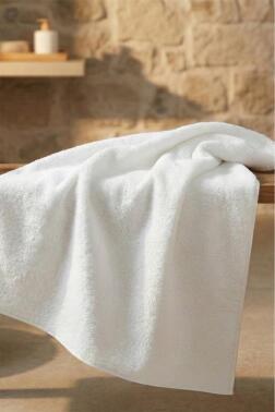 White Cotton %100 Pamuk 50x90 cm El Yüz Havlusu - Dantela