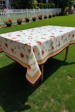 Yazsema Dertsiz Masa Örtüsü 150x150 cm - Çeyiz Diyarı
