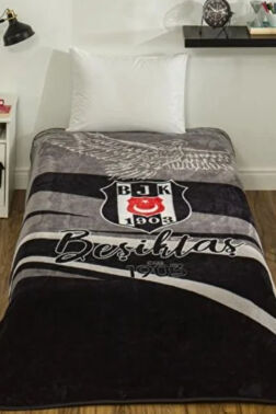 Yeni Sezon Beşiktaş Lisanslı Taraftar Tek Battaniye - Kristal