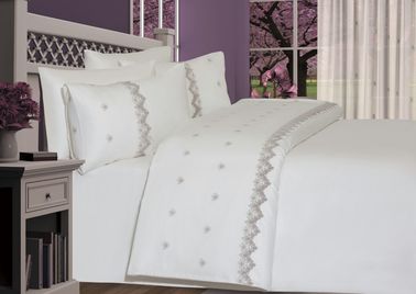 YILDIZ NAKIŞLI NEV. TK. 6 PCS KREM - Çeyiz Diyarı