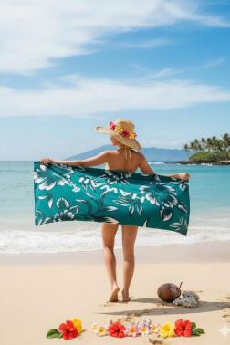 Yosun %100 Pamuk 75x150 cm Plaj Havlusu - Çeyiz Diyarı