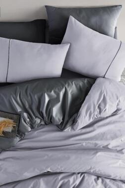 Zagreb %100 Pamuklu Çift Taraflı Çift Kişilik Nevresim Takımı - Çeyiz Diyarı